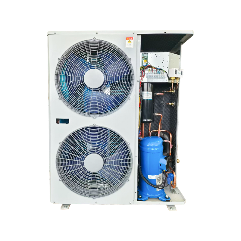 Kondensationseinheit mit seitlichem Luftauslass (mit Panasonic-Kompressor) 3–12 PS