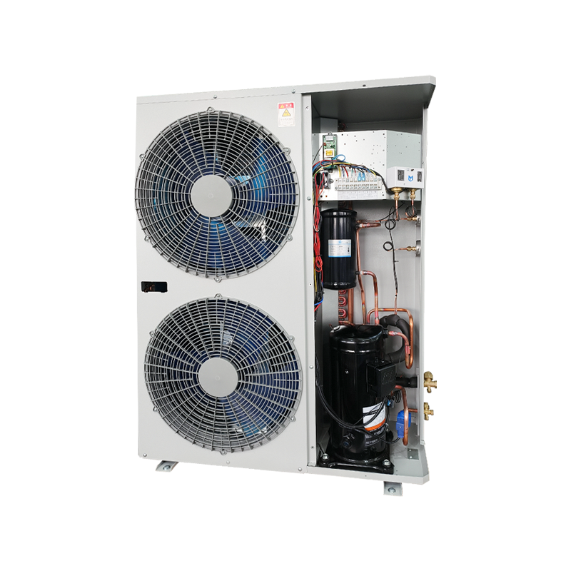 Kondensationseinheit mit seitlichem Luftauslass (mit Panasonic-Kompressor) 3–12 PS